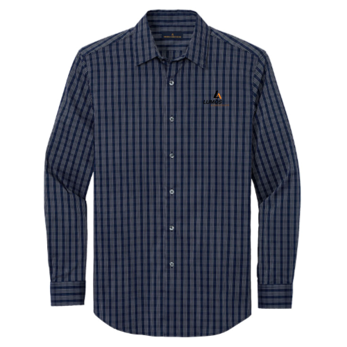 Navy Blazer/ White Grid Check